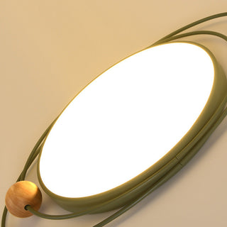 Planet Pattern Ceiling Light – Luxury LED Lamp With Iron Acrylic Fixture