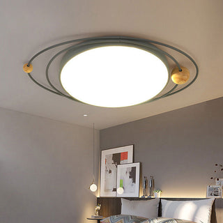 Luxury LED ceiling lamp planet – iron acrylic pattern fixture
