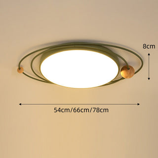 Planet Pattern Ceiling Light – Luxury LED Lamp With Iron Acrylic Fixture