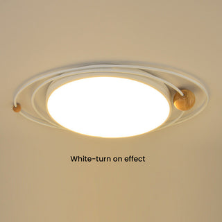 Luxury planet ceiling lamp iron acrylic – LED bedroom light