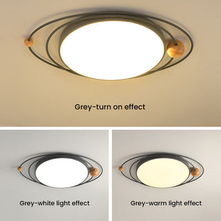 Planet Pattern Ceiling Light – Luxury LED Lamp With Iron Acrylic Fixture