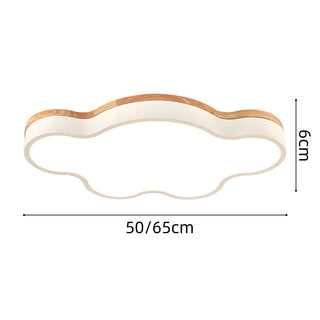 LED Cloudscape Ceiling Light – Modern Flush Mount Soft Ambient Room Lighting