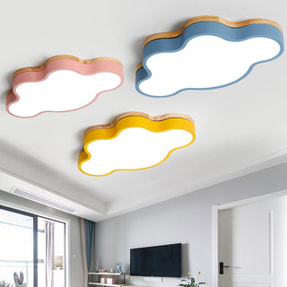 LED Cloudscape Ceiling Light – Modern Flush Mount Soft Ambient Room Lighting