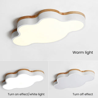 LED Cloudscape Ceiling Light – Modern Flush Mount Soft Ambient Room Lighting