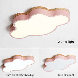 LED Cloudscape Ceiling Light – Modern Flush Mount Soft Ambient Room Lighting