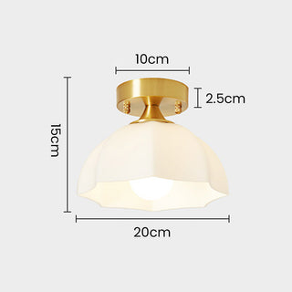 White mini Nordic ceiling lamp for dining room, Scandinavian