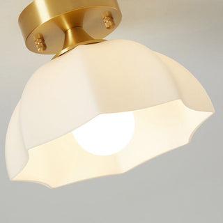 White mini ceiling light, Nordic Scandinavian bedroom dining