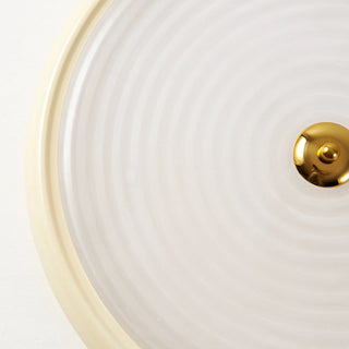 Circular flush mount ceiling lamp LED – modern white glow