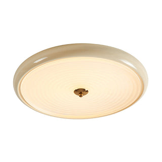 White LED circular ceiling fixture – modern flush mount