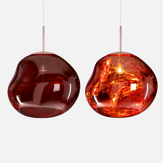 Transparent Acrylic Pendant Light – Modern Ceiling Lamp with Adjustable Hanging Cable