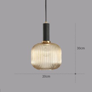 Colorful Suspension Light – Glass Pendant Lamp with Adjustable Height & Gold Base Canopy