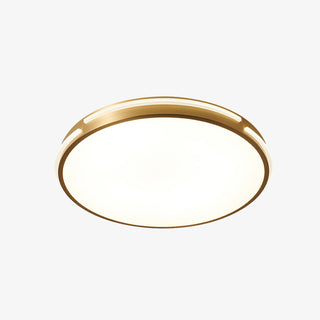 Copper Gold Ceiling Light - Modern Round LED Fixture | Stylish Living Room Lamp