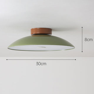 Cream iron retro ceiling light, adjustable temperature lamp