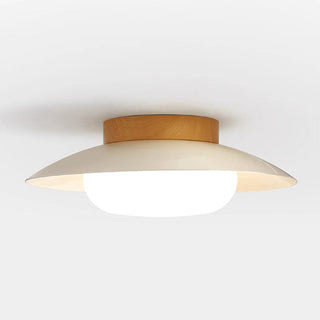 Plafonnier crème - Suspension ronde blanche avec LED à faible consommation d'énergie