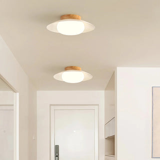Plafonnier crème - Suspension ronde blanche avec LED à faible consommation d'énergie