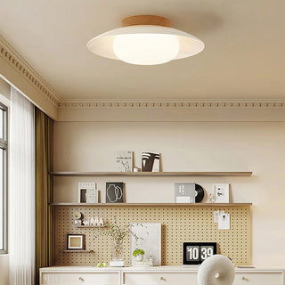 Plafonnier crème - Suspension ronde blanche avec LED à faible consommation d'énergie