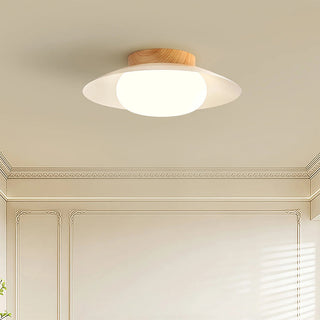 Plafonnier crème - Suspension ronde blanche avec LED à faible consommation d'énergie