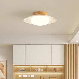 Plafonnier crème - Suspension ronde blanche avec LED à faible consommation d'énergie