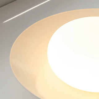 Plafonnier crème - Suspension ronde blanche avec LED à faible consommation d'énergie