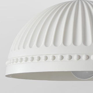 Cream Resin Pendant Light – Adjustable Vintage Style Lamp for Dining Room