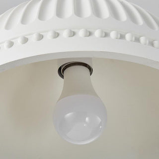 Cream Resin Pendant Light – Adjustable Vintage Style Lamp for Dining Room
