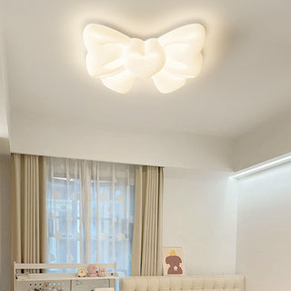 Warm cream kids ceiling fixture – multi-shape ambient LED installed