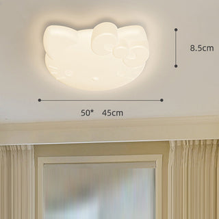 Warm soft cream ceiling lamp – multi-shape kids bedroom light