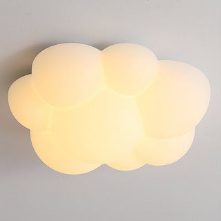 3D white cat claw ceiling lamp – LED flush mount close-up
