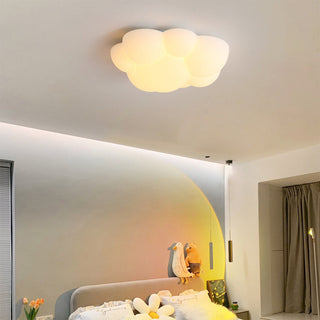 White LED flush ceiling light cat claw – 3D kids room