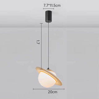 Colorful Glass Pendant Light – Modern Planet Pendant Light for Vibrant Room Lighting