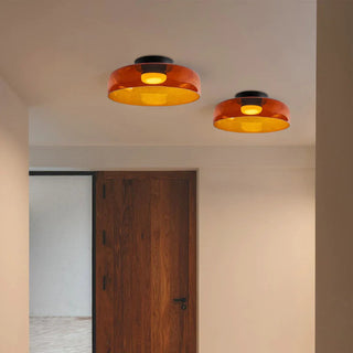 Modern Glass Ceiling Lamp - Designer Creative Glass Fixture for Living Room Lighting