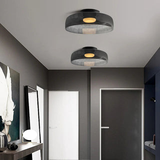 Modern Glass Ceiling Lamp - Designer Creative Glass Fixture for Living Room Lighting