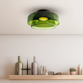 Modern Glass Ceiling Lamp - Designer Creative Glass Fixture for Living Room Lighting
