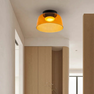 Modern Glass Ceiling Lamp - Designer Creative Glass Fixture for Living Room Lighting