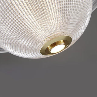 Planet pendant from below — glass modern unique ceiling light