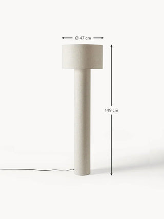 Fabric Floor Lamp – Linen Fabric Lamp With Warm Light Filter | Lumavera Lighting