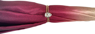 Women's luxury peacock umbrella Swarovski 24K gold handle top