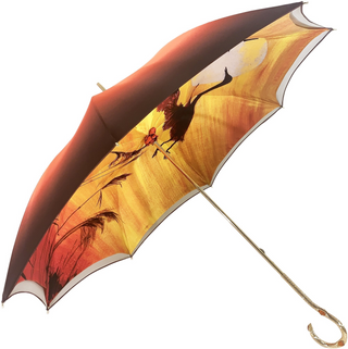 Women's luxury umbrella – rhinestone handle close-up