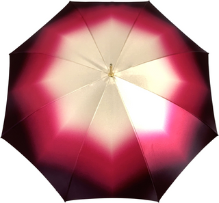 Luxury exclusive herons umbrella satin polyester detail