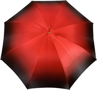 Italian ladies umbrella – red gradient Swarovski detail