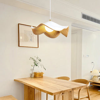Lotus leaf pendant — organic Scandinavian interior design