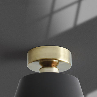Iron shade conical ceiling light – Scandinavian modern dining