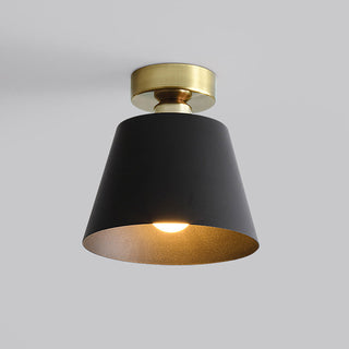 Modern Scandinavian ceiling fixture conical iron – dining