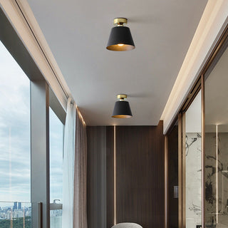 Scandinavian dining ceiling lamp conical iron – modern shade