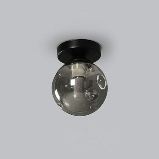 Nordic Glass Ceiling Light – Modern Clear Glass Pendant for Dining Room