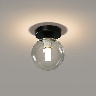 Nordic glass dining ceiling pendant – modern clear fixture glow