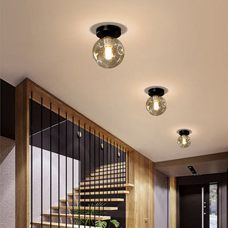 Glass ceiling pendant Nordic – clear modern dining room