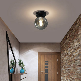 Nordic clear glass ceiling light – modern pendant dining room
