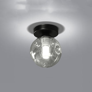 Clear glass Nordic ceiling pendant – modern dining fixture