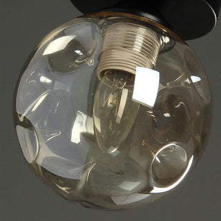 Nordic Glass Ceiling Light – Modern Clear Glass Pendant for Dining Room
